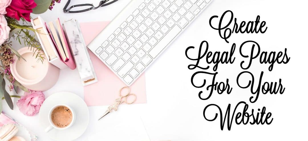 create legal pages for your website