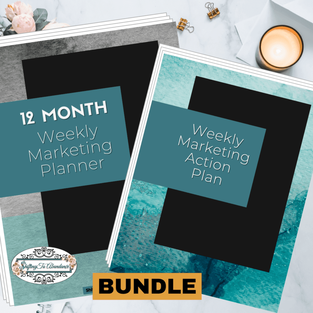 BUNDLE - 2023 Weekly Marketing Planner & Weekly Marketing Action Planner