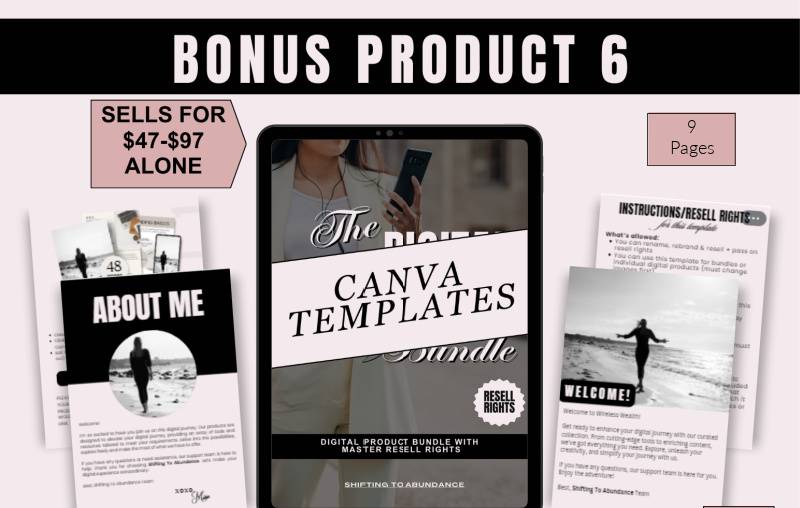 Bonus Product 6 Canva Templates