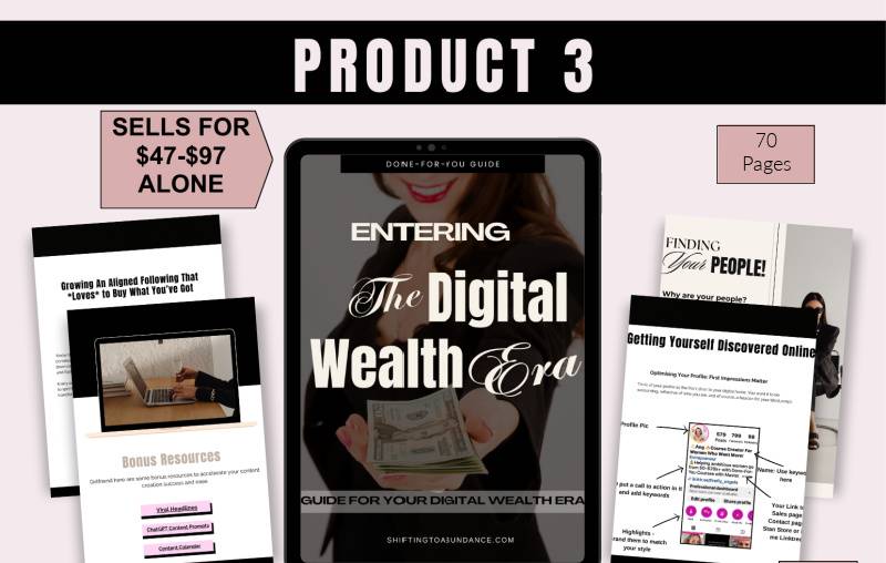 Product 3 Entering the digital wealth era