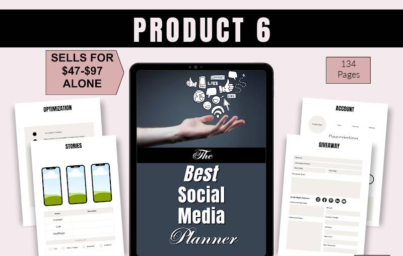 Product 6 The best social media planner