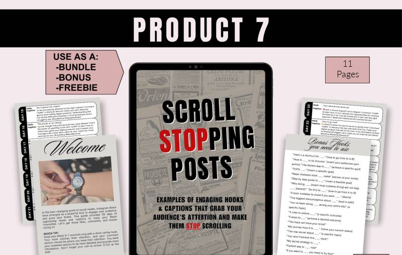 Product 7 Scroll Stopping Posts