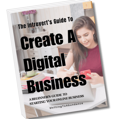 The Introvert's guide to create a digital business. A BEGINNER’S GUIDE TO STARTING YOUR ONLINE BUSINESS