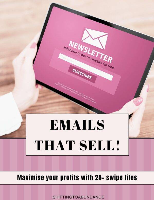 Emails that sell: Maximize your profits with 25+ swipe files